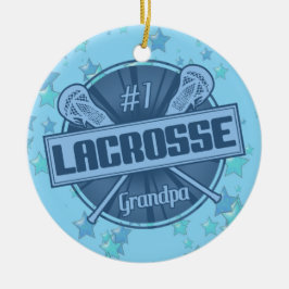 Kerstavond in Lacrosse, #1 LAX Grandpa Keramisch Ornament