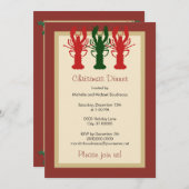 Kerstavond in Lobster Kaart (Voorkant / Achterkant)