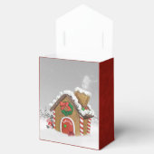 Kerstavond in sneeuw bedankdoosjes (Geopend)