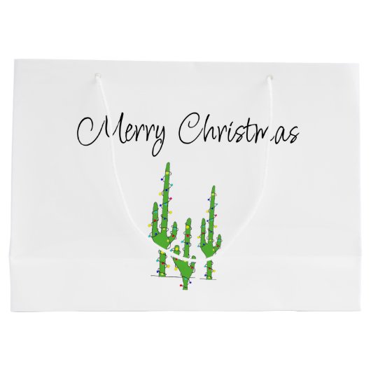 Kerstavond in Southwest Holiday Groot Cadeauzakje (Achterkant)