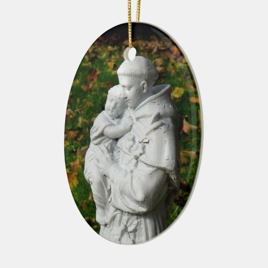 Kerstavond in St. Anthony Keramisch Ornament (Links)