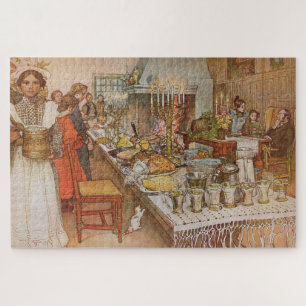 Kerstavond Julaftonen door Carl Larsson Legpuzzel