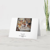 Kerstavond Julaftonen Feestdagen Kaart (Achterkant)