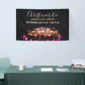 Kerstavond kaarslicht dienst spandoek (Beurs)