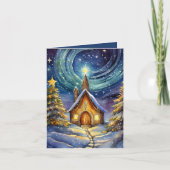 kerstavond kaart (Voorkant)