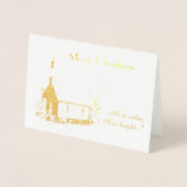 Kerstavond Kaart (Folie) (Voorkant)