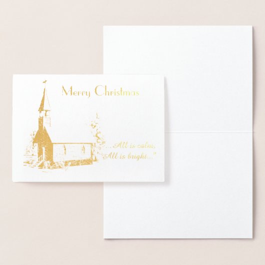 Kerstavond Kaart (Folie) (Display)