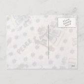 Kerstavond Kaart in de Regen - Dog/Weimaraner (Achterkant)