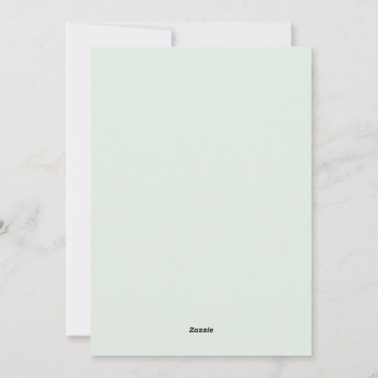 Kerstavond Kaart op de kust van Seaside (Achterkant)