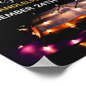 Kerstavond Kandlelight Church Service Poster (Hoek)