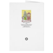 Kerstavond Karoling met Matisse kaart (Achterkant)