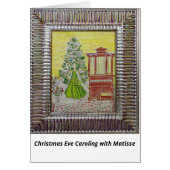 Kerstavond Karoling met Matisse kaart (Voorkant)