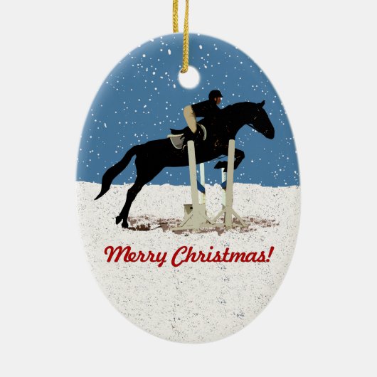 kerstavond keramisch ornament (Achterkant)