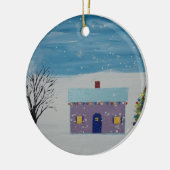 Kerstavond Keramisch Ornament (Links)