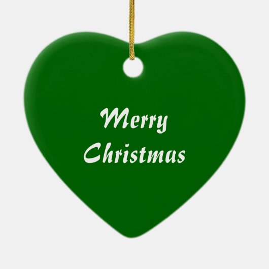 Kerstavond Keramisch Ornament (Achterkant)