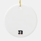 kerstavond keramisch ornament (Achterkant)