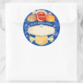 Kerstavond kerst kerst in feestdagen ronde sticker (Tas)