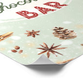 Kerstavond kerstavond met warme chocolade Cacao Poster (Hoek)