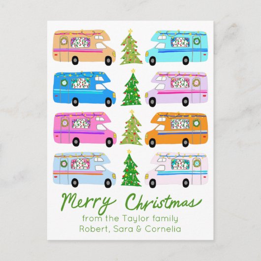 Kerstavond  kerstavond RV-kerst Briefkaart (Voorkant)