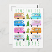 Kerstavond kerstavond RV-kerst Briefkaart (Voorkant / Achterkant)