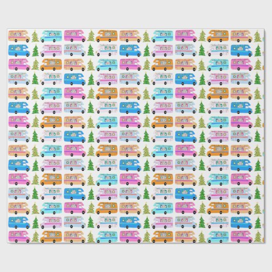 Kerstavond  kerstavond RV-kerst Cadeaupapier (Vlak)