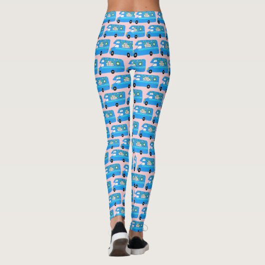 Kerstavond kerstavond RV-kerst Leggings (Achterkant)