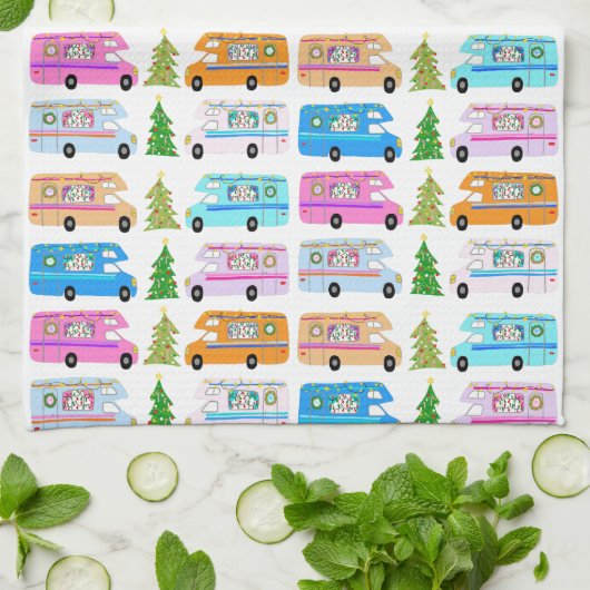 Kerstavond  kerstavond RV-kerst Theedoek (Gevouwen)