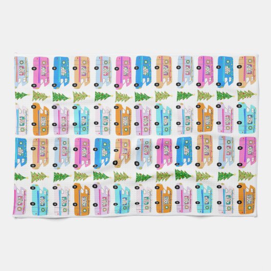 Kerstavond  kerstavond RV-kerst Theedoek (Horizontaal)