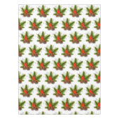 Kerstavond kerstfeestdag in kardinaal tafelkleed (Voorkant)