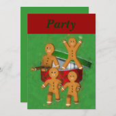 Kerstavond kerstfeestdag kaart (Voorkant / Achterkant)