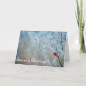 Kerstavond kerstkaart van Kardinaal Seizoen Kaart (Voorkant)
