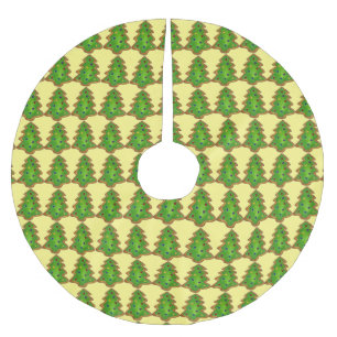 Kerstavond kerstvakantie met groene bomen Suikerko Kerstboom Rok