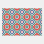 Kerstavond kerstvakantie regenboogdraak vieren inpakpapier vel (Voorkant 2)