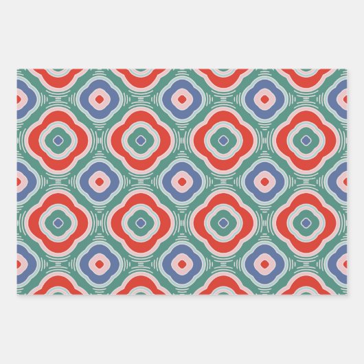 Kerstavond kerstvakantie regenboogdraak vieren inpakpapier vel (Voorkant 2)