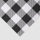 Kerstavond klassiek patroon van buffelstang B&W Tissuepapier (Detail)