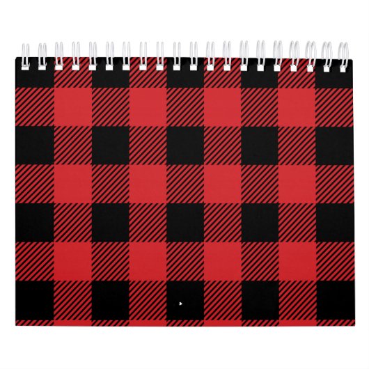Kerstavond klassiek patroon van buffelstang kalender (Hoes)