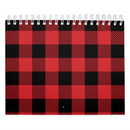 Kerstavond klassiek patroon van buffelstang kalender