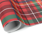 Kerstavond klassieke rode feestdag cadeaupapier (Rol Hoek)