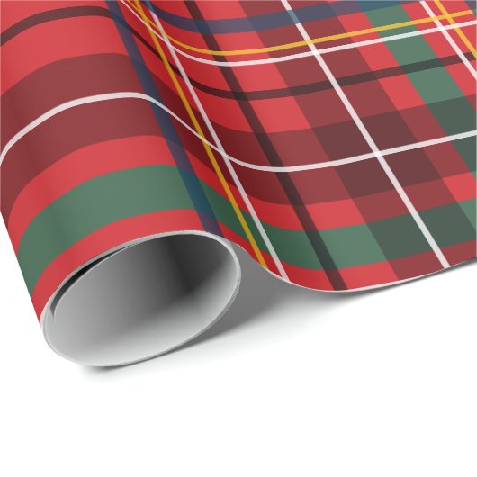 Kerstavond klassieke rode feestdag cadeaupapier (Rol Hoek)