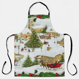 Kerstavond klassiekers schort