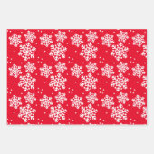 kerstavond kleurrijk inpakpapier vel (Voorkant)