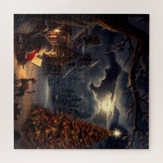 kerstavond legpuzzel (Horizontaal)