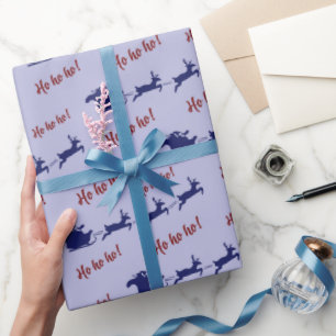 Kerstavond Magie: Santa's slee en rendieren Cadeaupapier