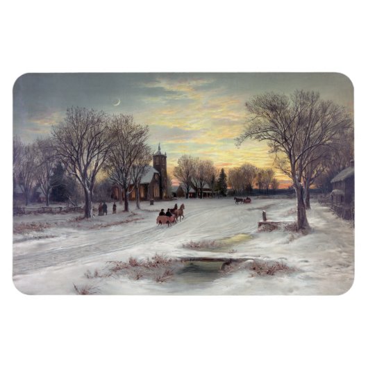 kerstavond magneet (Horizontaal)