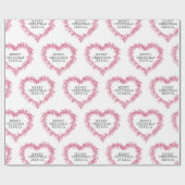 Kerstavond maîtletoe met rood cadeaupapier (Vlak)