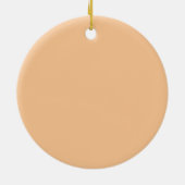 Kerstavond met apen keramisch ornament (Achterkant)