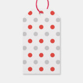 Kerstavond met bal en kerstman cadeaulabel (Achterkant)