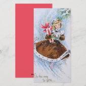  kerstavond met Cadeaus Feestdagenkaart (Voorkant / Achterkant)