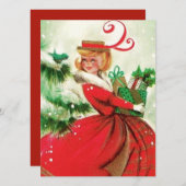 kerstavond met Cadeaus Feestdagenkaart (Voorkant / Achterkant)