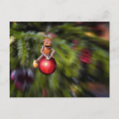 Kerstavond met de kerstavond briefkaart (Voorkant)